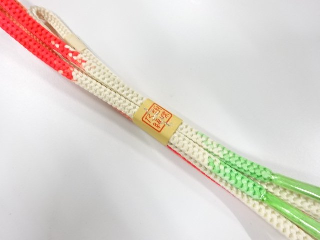 未使用品　正絹　手組帯締め